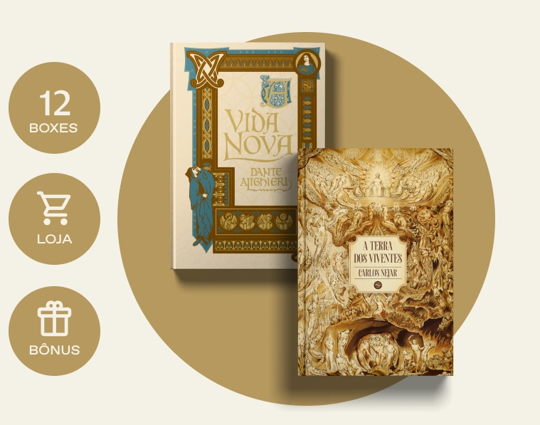 A Terra dos Viventes e A Vida Nova, com 12 boxes, acesso à loja e bônus